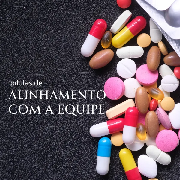 Pílulas para alinhamento com a equipe